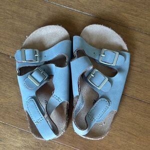 Old Navy Blue Sandals T-Strap Design